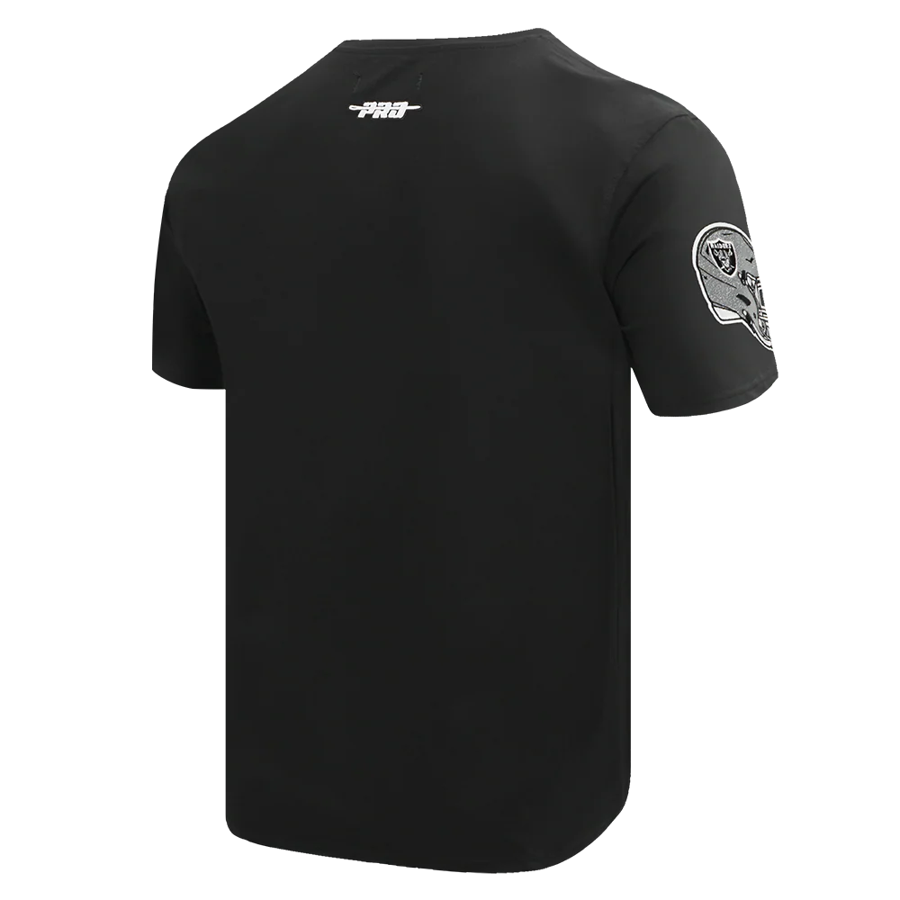 NFL LAS VEGAS RAIDERS OLD ENGLISH MEN'S TEE (BLACK) - Image 4