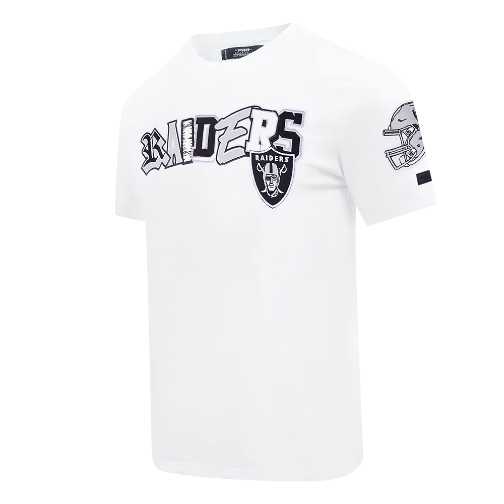 NFL LAS VEGAS RAIDERS CITY RANSOM MEN'S SINGLE JERSEY TEE (WHITE) - Image 2