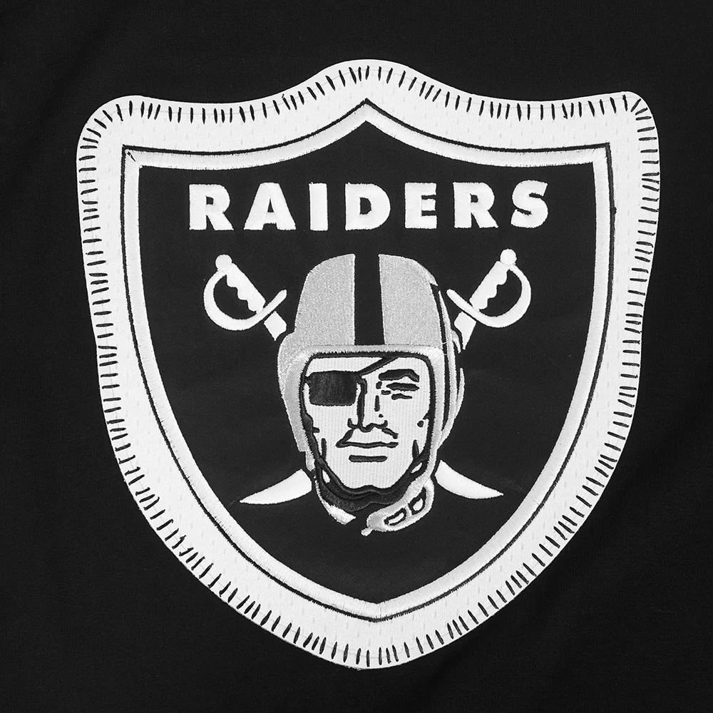 NFL LAS VEGAS RAIDERS DIY PICK STITCH MEN'S SINGLE JERSEY TEE (BLACK) - Image 7