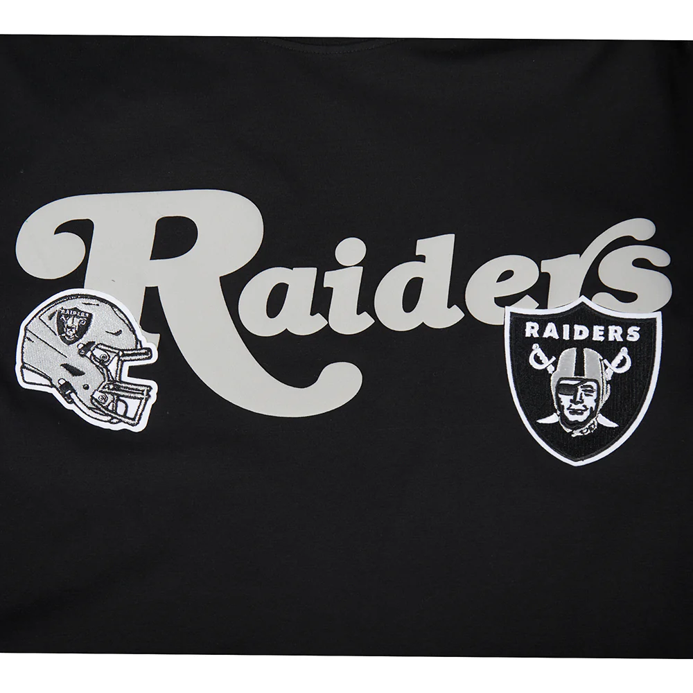 NFL LAS VEGAS RAIDERS SOUVENIR MEN'S SINGLE JERSEY TEE (BLACK) - Image 5