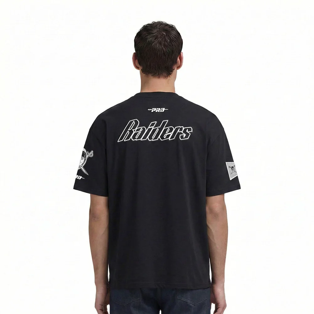 NFL LAS VEGAS RAIDERS BEST OF MEN'S DROP SHOULDER TEE (BLACK)