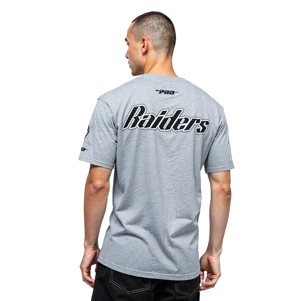 NFL LAS VEGAS RAIDERS BEST OF MEN'S CJ DROP SHOULDER TEE (DARK HEATHER GRAY) - Image 10