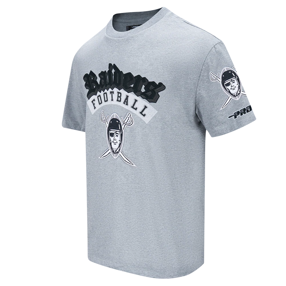 NFL LAS VEGAS RAIDERS BEST OF MEN'S CJ DROP SHOULDER TEE (DARK HEATHER GRAY) - Image 11