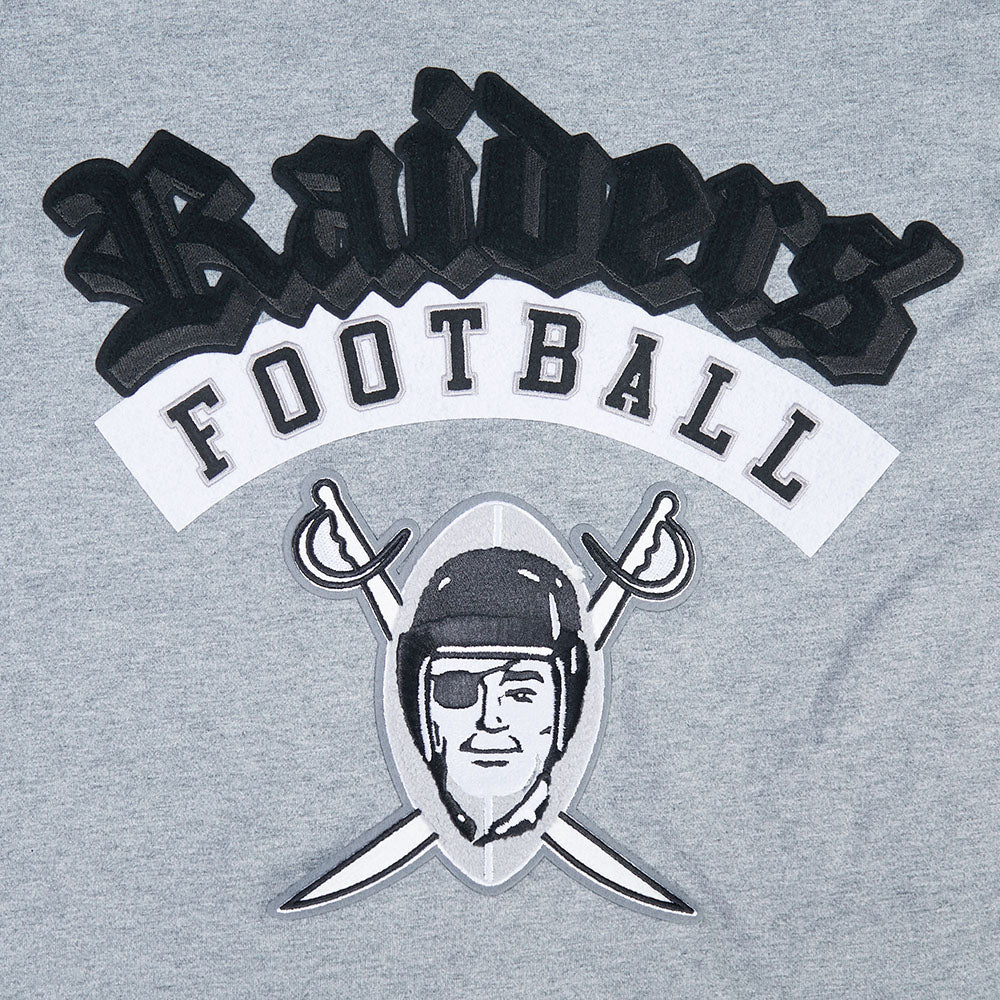 NFL LAS VEGAS RAIDERS BEST OF MEN'S CJ DROP SHOULDER TEE (DARK HEATHER GRAY) - Image 7