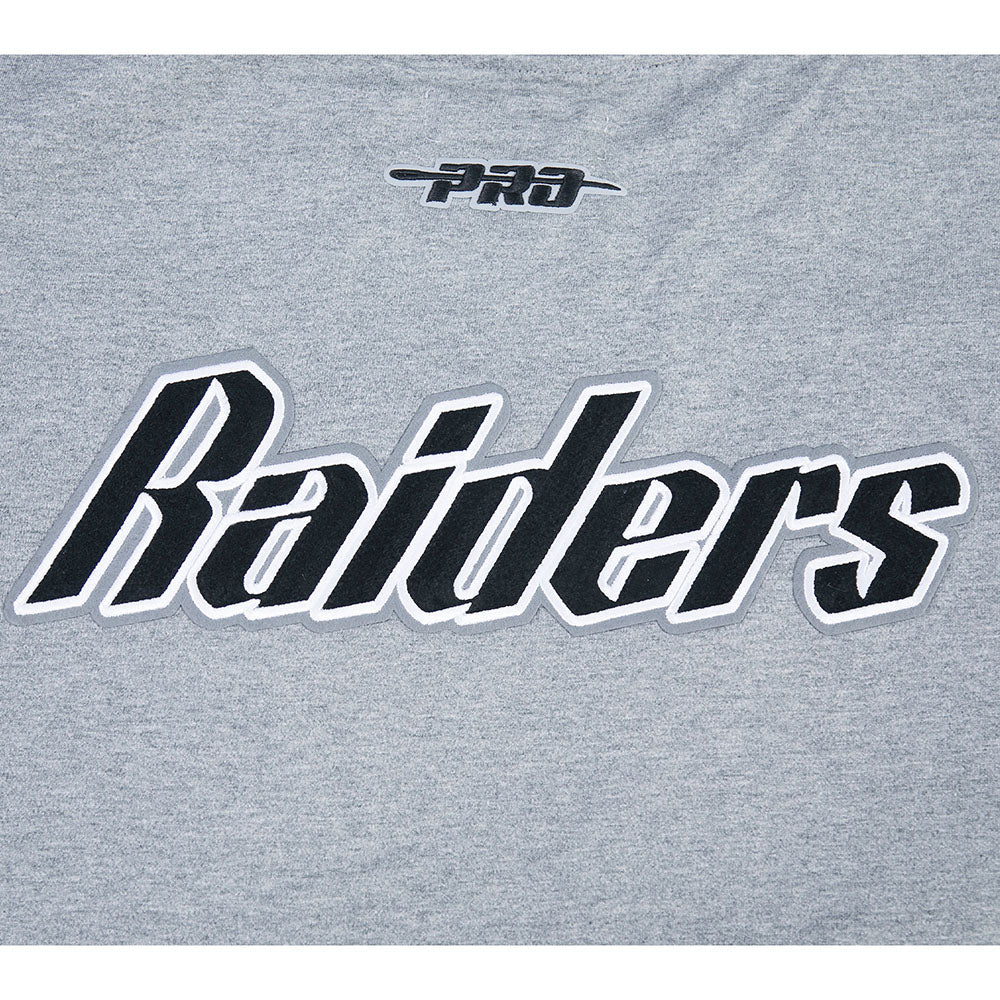 NFL LAS VEGAS RAIDERS BEST OF MEN'S CJ DROP SHOULDER TEE (DARK HEATHER GRAY) - Image 8
