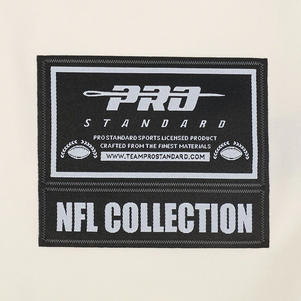NFL LAS VEGAS RAIDERS REBEL ATHLETICS STACKED LOGO MEN'S SJ TEE (EGGSHELL) - Image 7