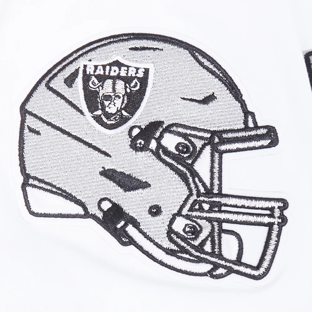 NFL LAS VEGAS RAIDERS TEAM BADGE MEN'S WM SJ TEE (WHITE) - Image 10