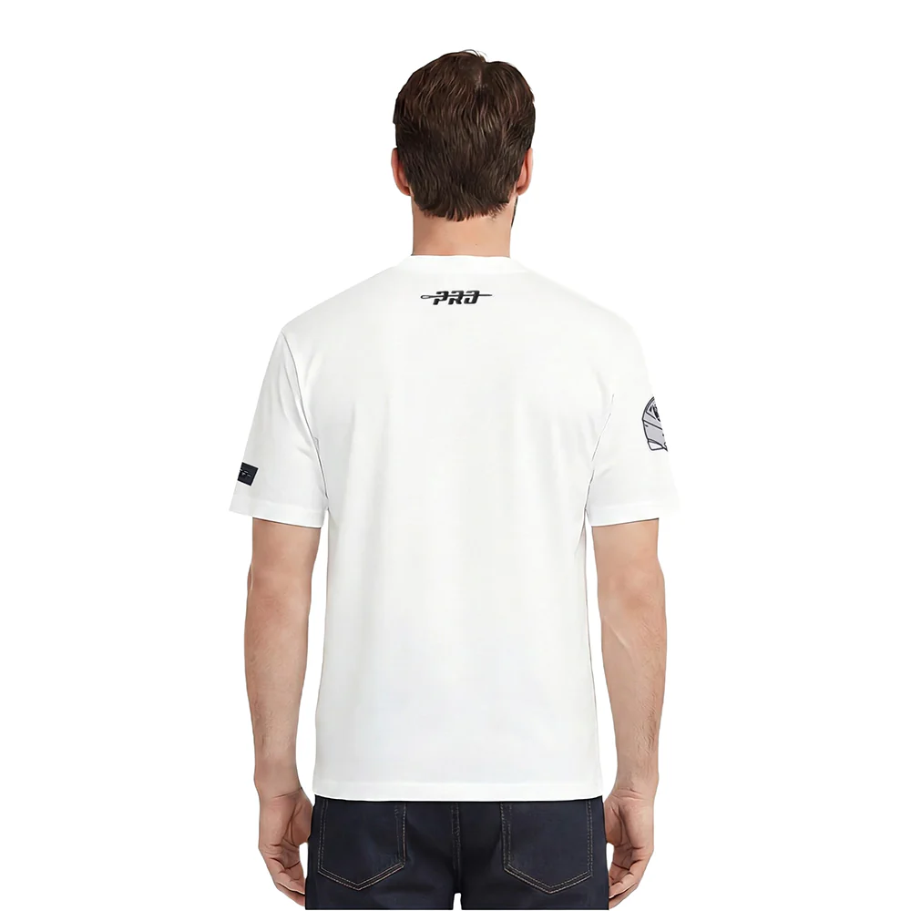 NFL LAS VEGAS RAIDERS TEAM BADGE MEN'S WM SJ TEE (WHITE) - Image 2