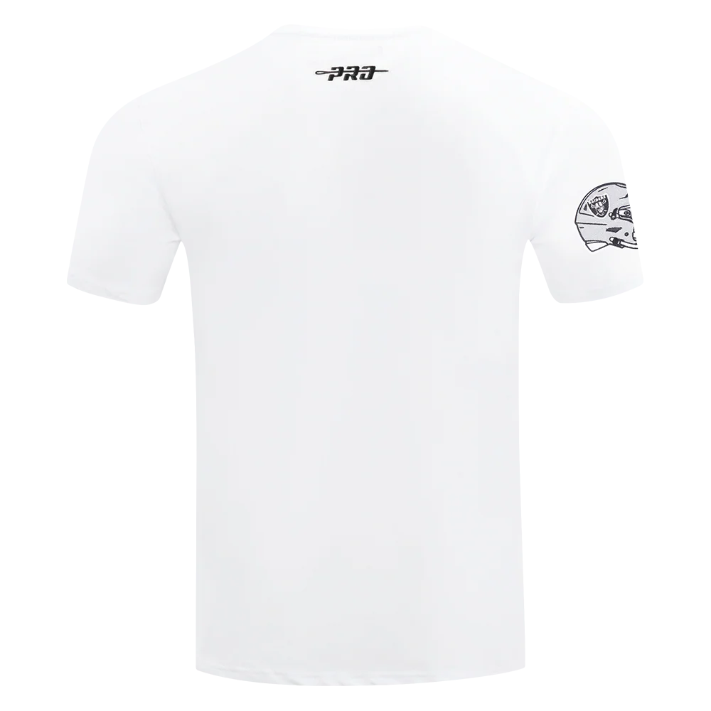 NFL LAS VEGAS RAIDERS TEAM BADGE MEN'S WM SJ TEE (WHITE) - Image 7