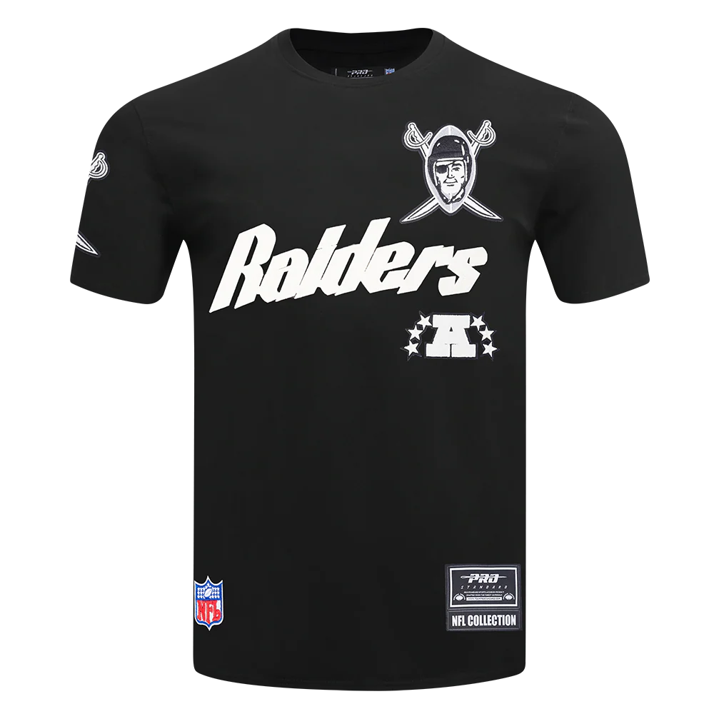 NFL LAS VEGAS RAIDERS MODERN ORIGINALS MEN'S SJ TEE (BLACK) - Image 3