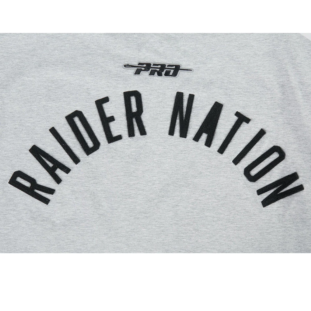 NFL LAS VEGAS RAIDERS MODERN ORIGINALS MEN'S SJ TEE (HEATHER GREY) - Image 7