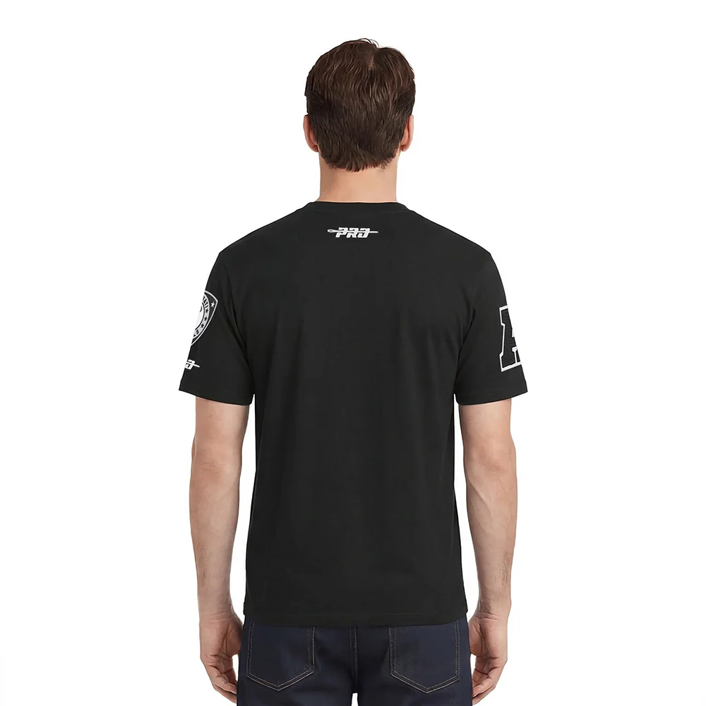 NFL LAS VEGAS RAIDERS LETTERMAN MEN'S S/S TEE (BLACK) - Image 2