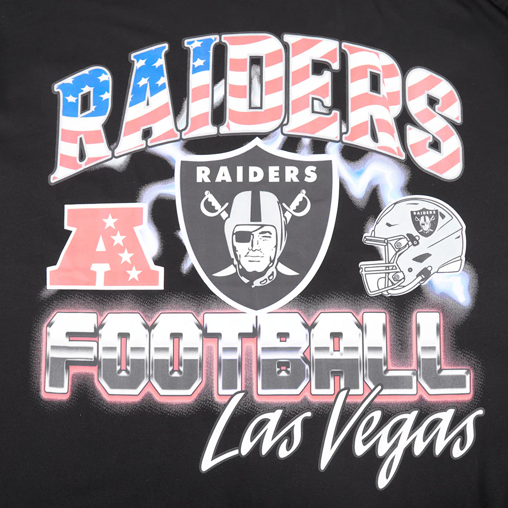 NFL LAS VEGAS RAIDERS VICTORY MEN'S S/S TEE (BLACK) - Image 5