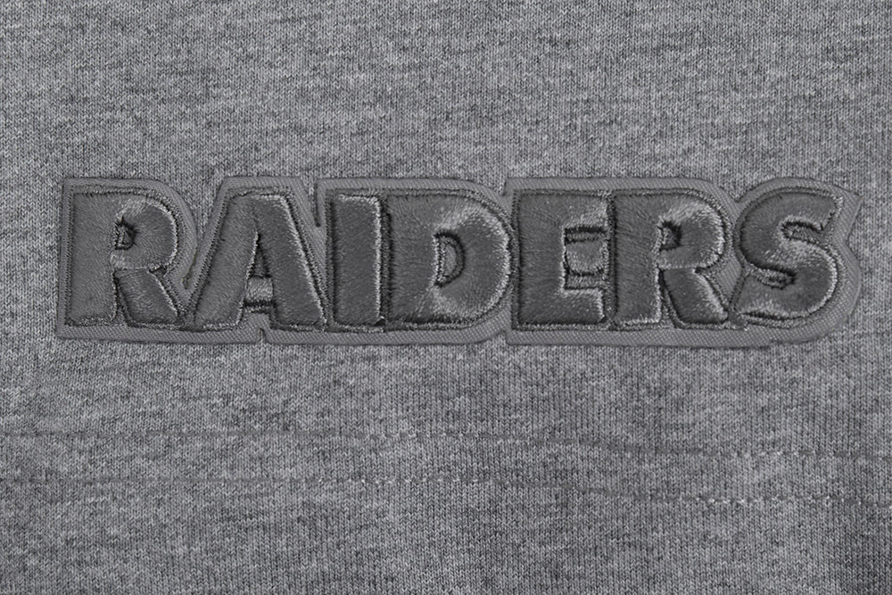 NFL LAS VEGAS RAIDERS NEUTRAL MEN'S DROP SHOULDER TEE (DARK HEATHER GRAY) - Image 6