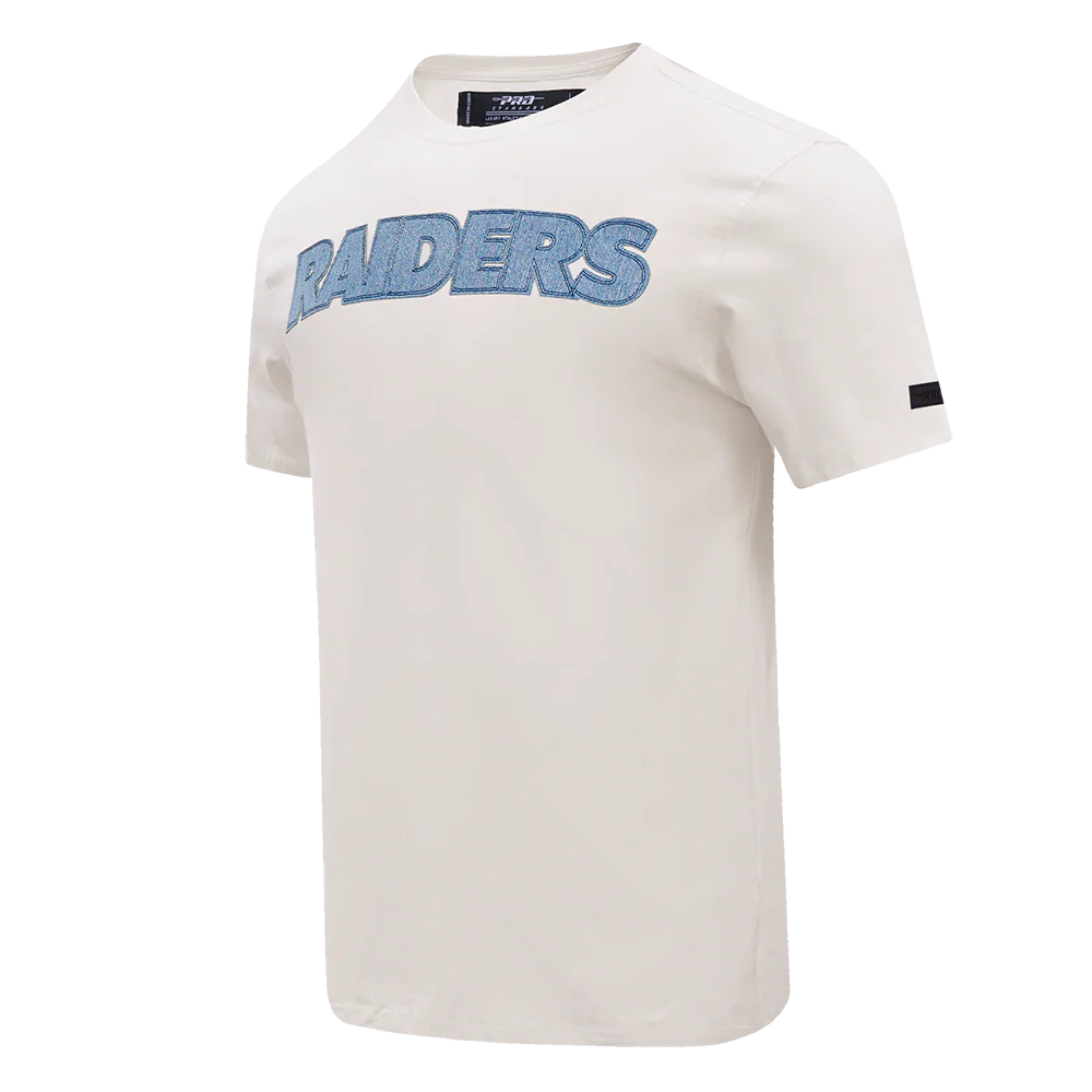 NFL LAS VEGAS RAIDERS VARSITY BLUES MEN'S TEE (LINEN) - Image 2
