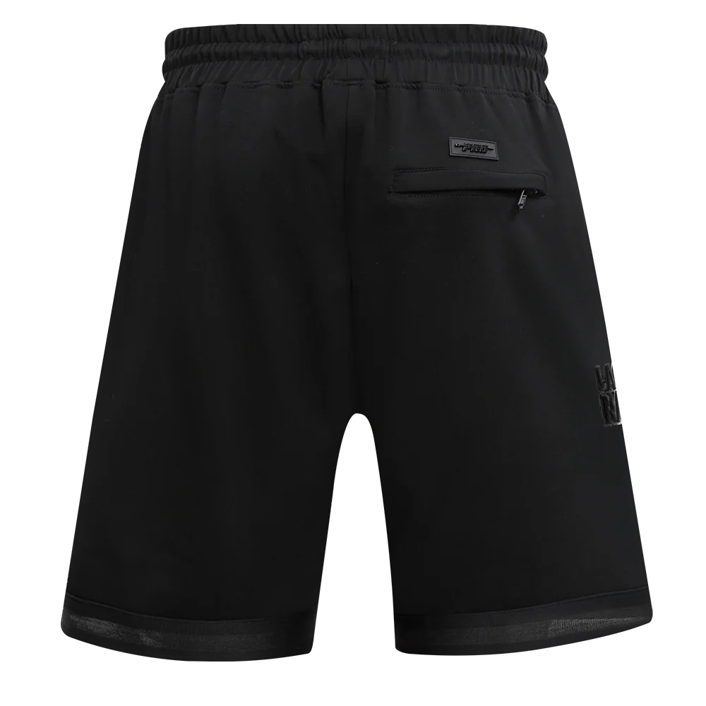 NFL LAS VEGAS RAIDERS TRIPLE BLACK MEN'S SHORT (BLACK) - Image 4