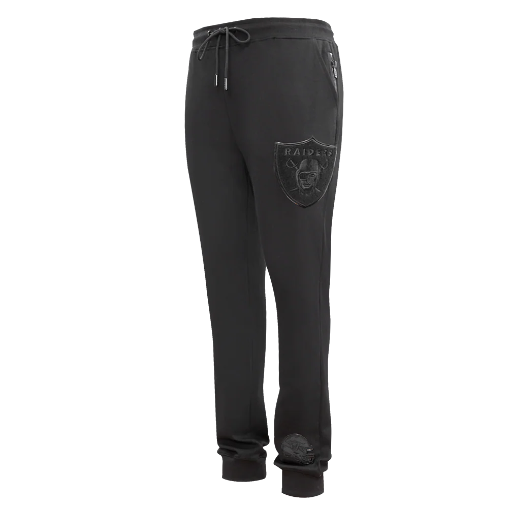 NFL LAS VEGAS RAIDERS TRIPLE BLACK MEN'S JOGGER (TRIPLE BLACK)