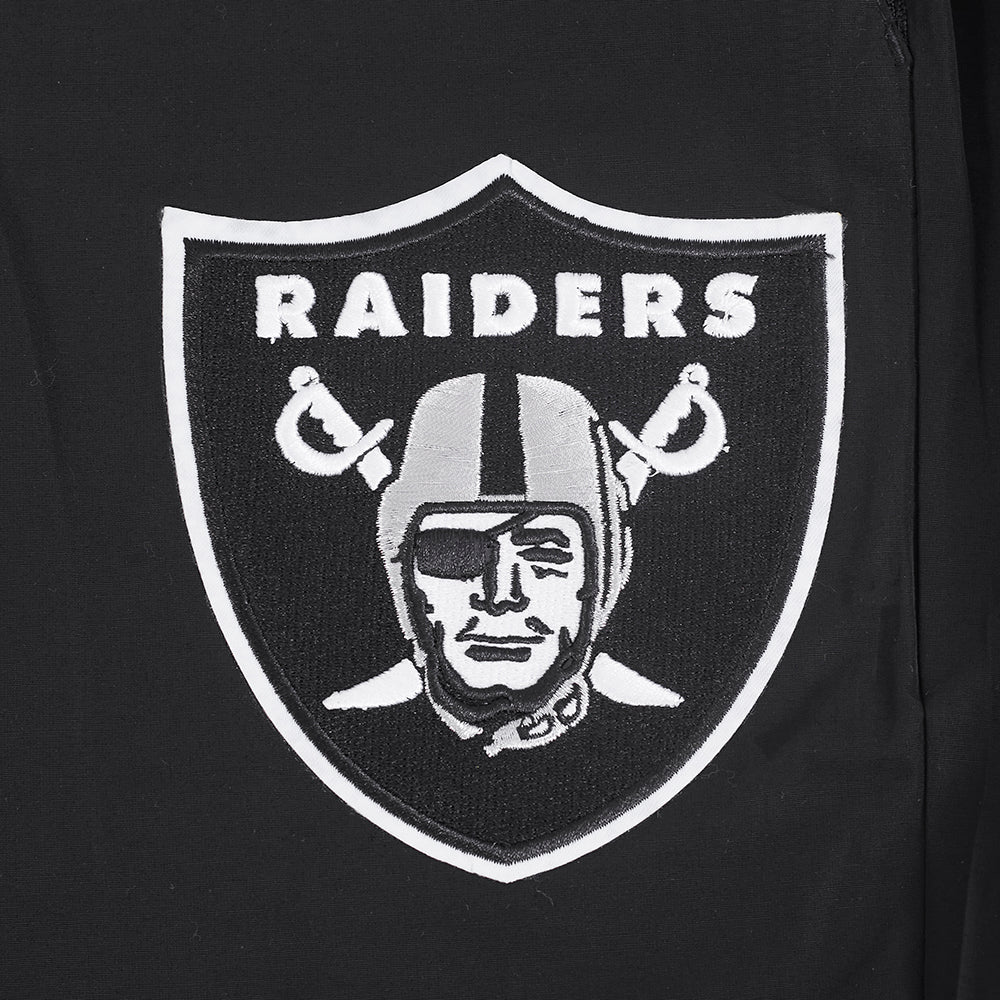 NFL LAS VEGAS RAIDERS CLASSIC WIND SUIT MEN'S WOVEN PANT (BLACK) - Image 5