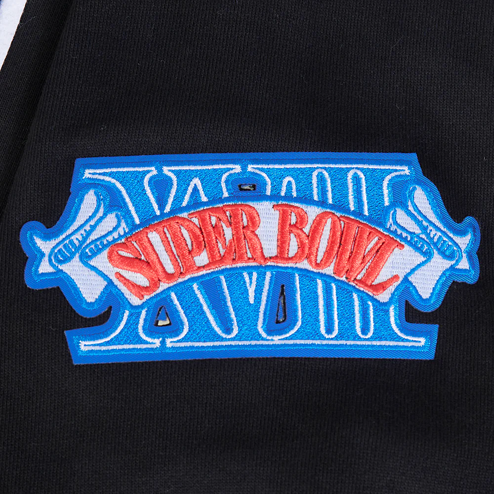 NFL LAS VEGAS RAIDERS MASHUP MEN'S RIB PULLOVER HOODIE (BLACK/GRAY) - Image 6