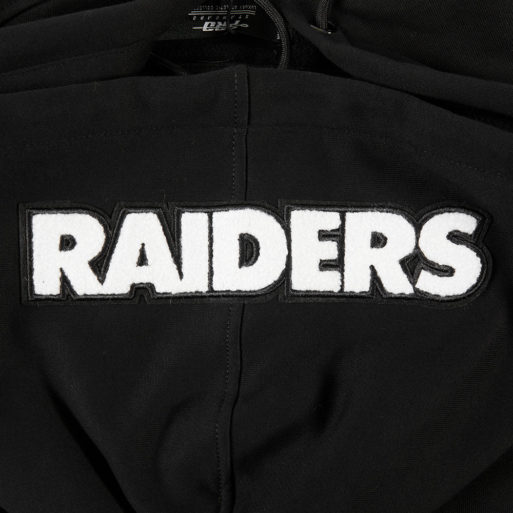 NFL LAS VEGAS RAIDERS SUGAR SKULL MEN'S FLEECE PULLOVER HOODIE (BLACK) - Image 9