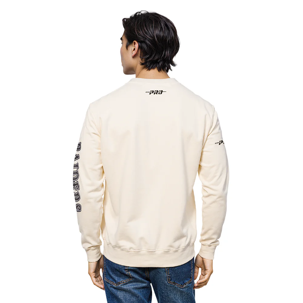 NFL LAS VEGAS RAIDERS REBEL ATHLETICS MEN'S FLC CREWNECK (EGGSHELL)