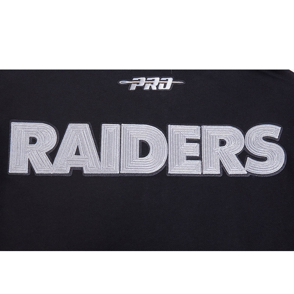 NFL LAS VEGAS RAIDERS CITY ARCH MEN'S FLC 1/4 ZIP (BLACK) - Image 8