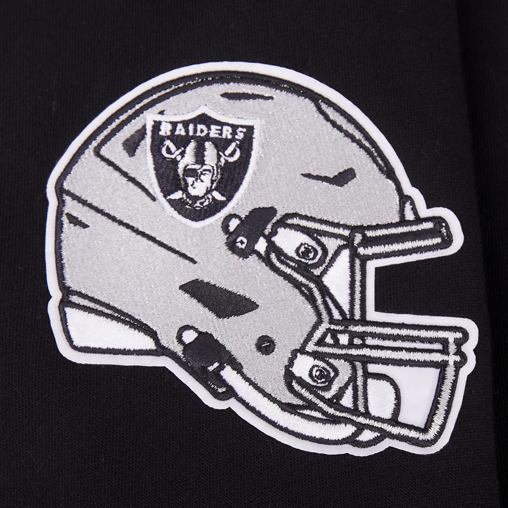 NFL LAS VEGAS RAIDERS PARADISE MEN'S CREWNECK SWEATSHIRT (BLACK) - Image 6