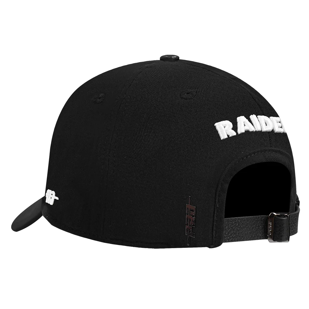 NFL LAS VEGAS RAIDERS DIY PICK STITCH DAD HAT (BLACK) - Image 3