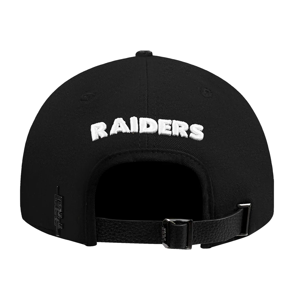 NFL LAS VEGAS RAIDERS DIY PICK STITCH DAD HAT (BLACK) - Image 4