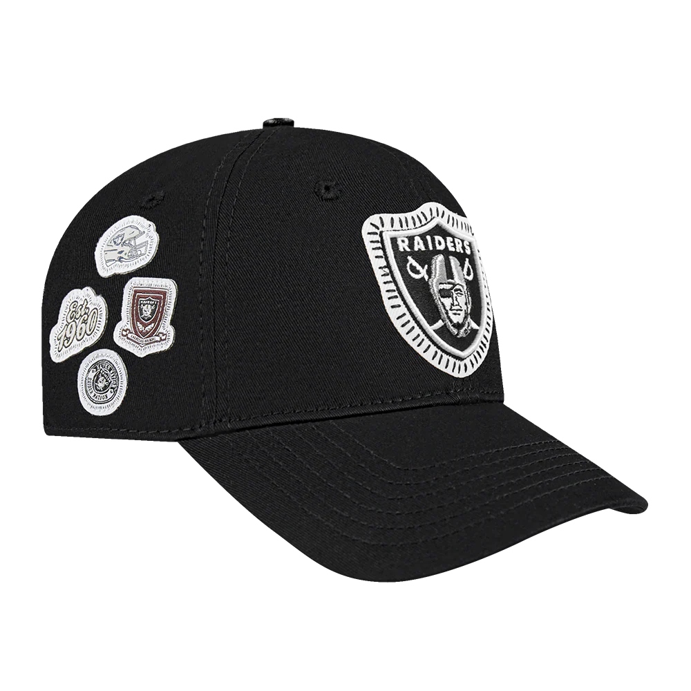NFL LAS VEGAS RAIDERS DIY PICK STITCH DAD HAT (BLACK) - Image 5