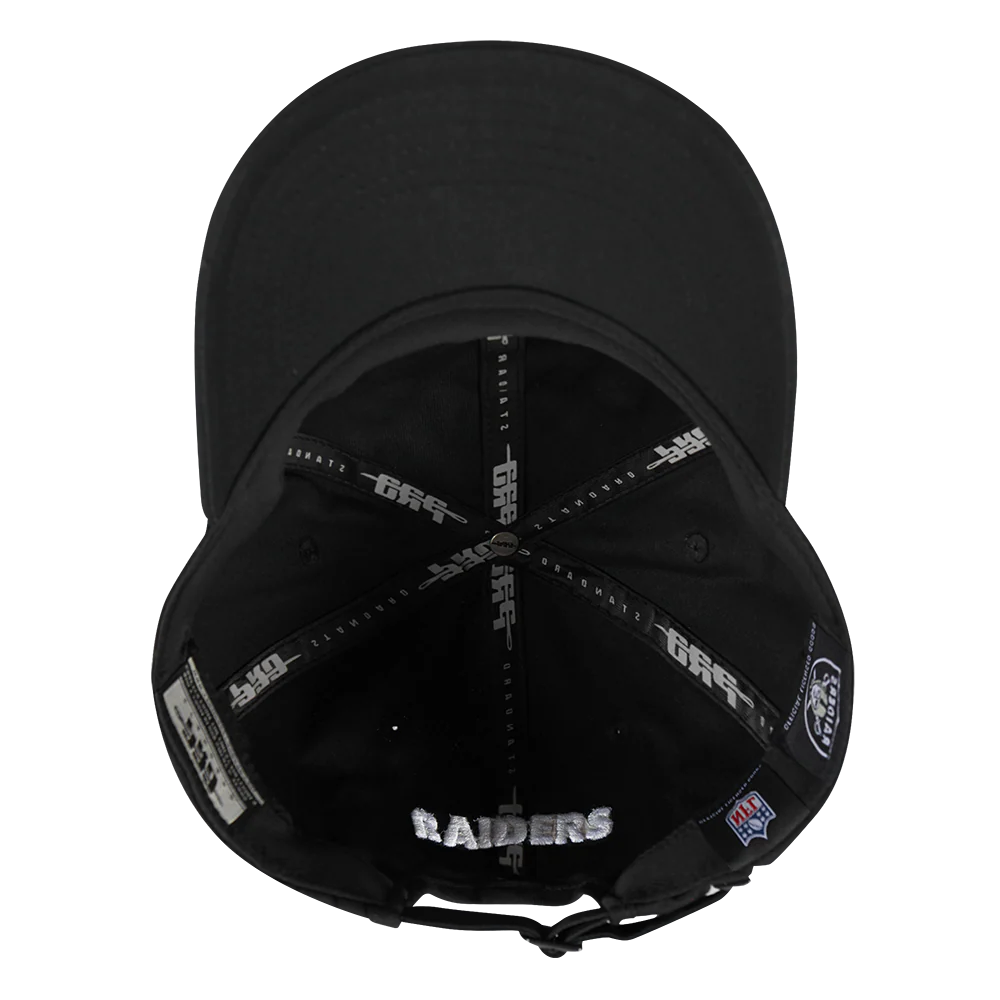 NFL LAS VEGAS RAIDERS DIY PICK STITCH DAD HAT (BLACK) - Image 6