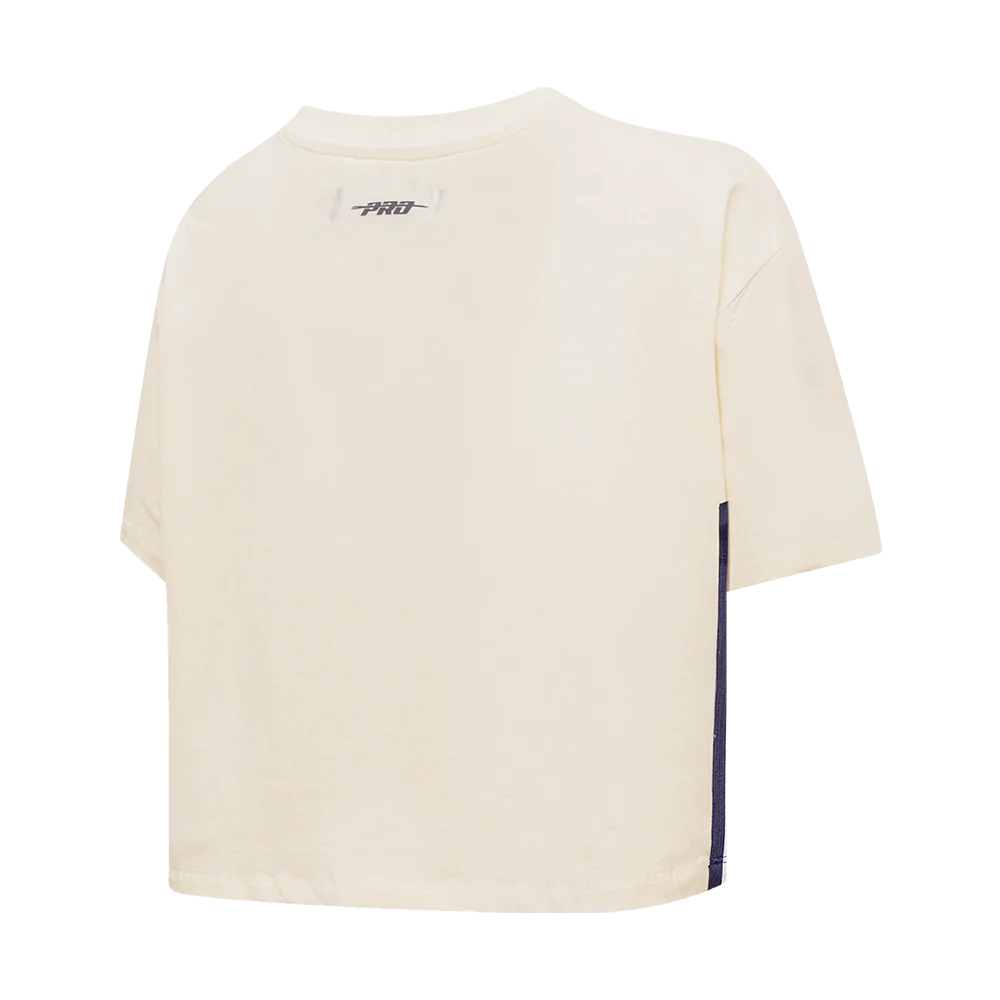 NFL OAKLAND RAIDERS RETRO CLASSIC WOMEN'S BOXY TEE (EGGSHELL) - Image 3
