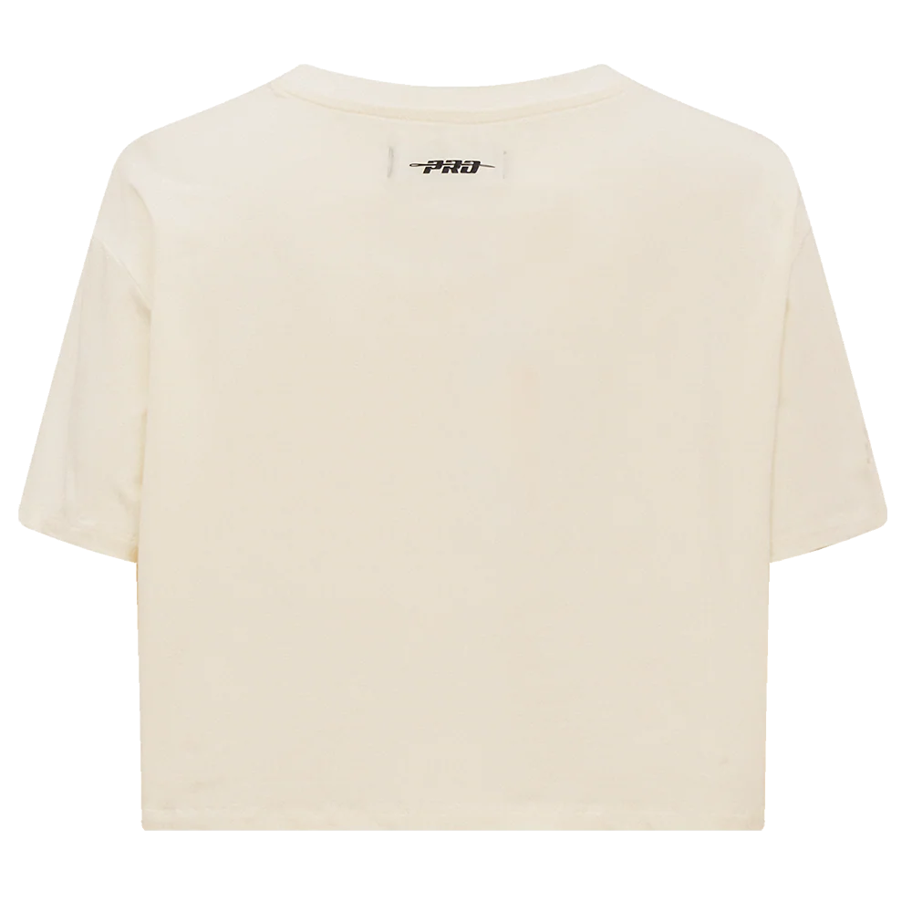 NFL OAKLAND RAIDERS RETRO CLASSIC WOMEN'S BOXY TEE (EGGSHELL) - Image 4