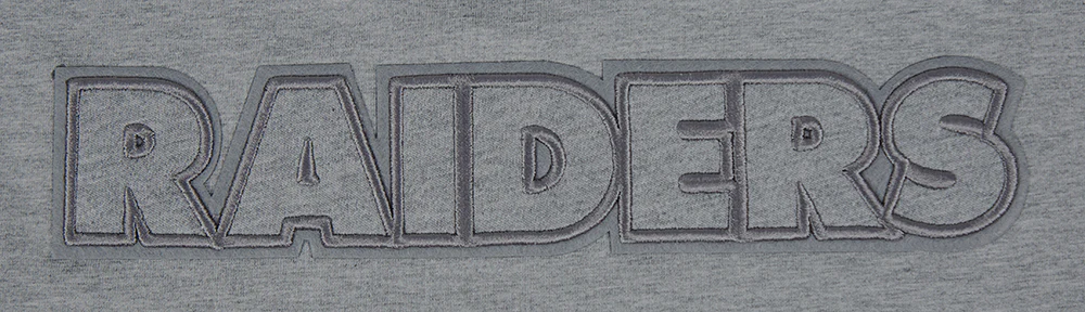 NFL LAS VEGAS RAIDERS NEUTRAL SINGLE JERSEY BOXY TEE (DARK HEATHER GRAY) - Image 5