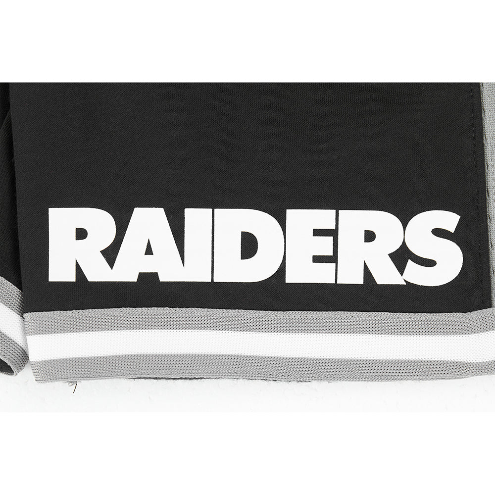 NFL LAS VEGAS RAIDERS CLASSIC BIG BOYS FLEECE 2.0 SHORT (BLACK/GRAY) - Image 16