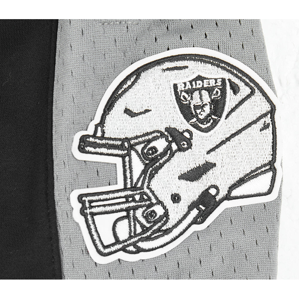 NFL LAS VEGAS RAIDERS CLASSIC BIG BOYS FLEECE 2.0 SHORT (BLACK/GRAY) - Image 17