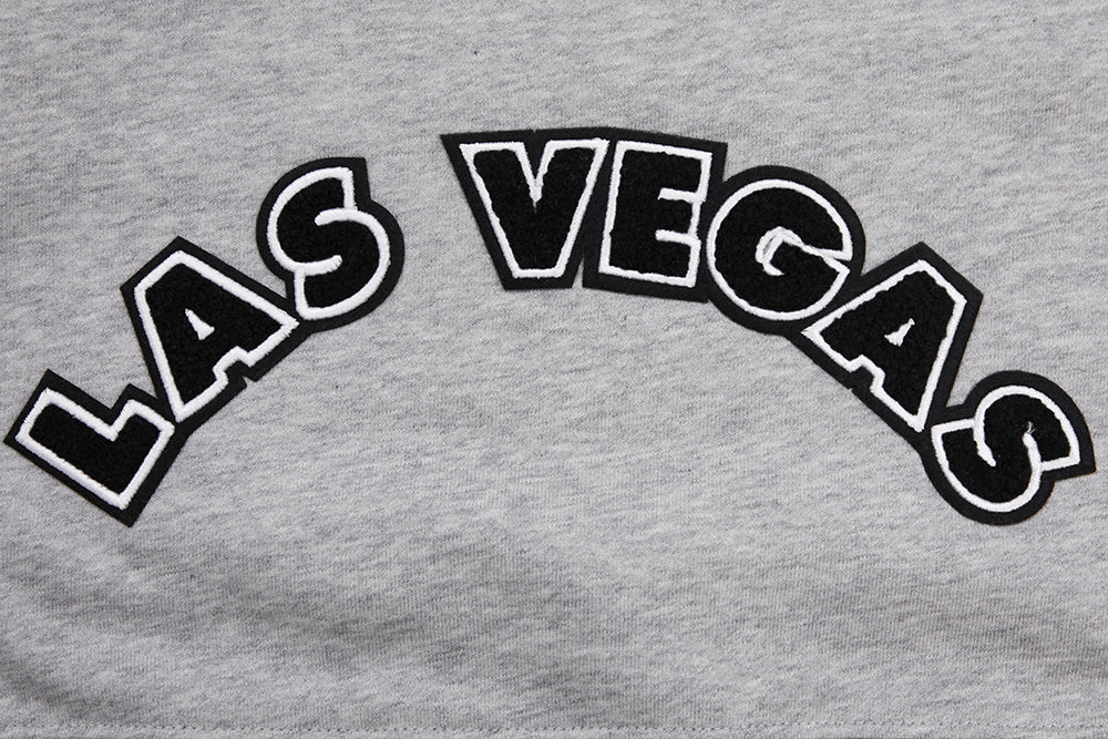 NFL LAS VEGAS RAIDERS CLASSIC WOMEN'S HOODIE DRESS (HEATHER GREY) - Image 5