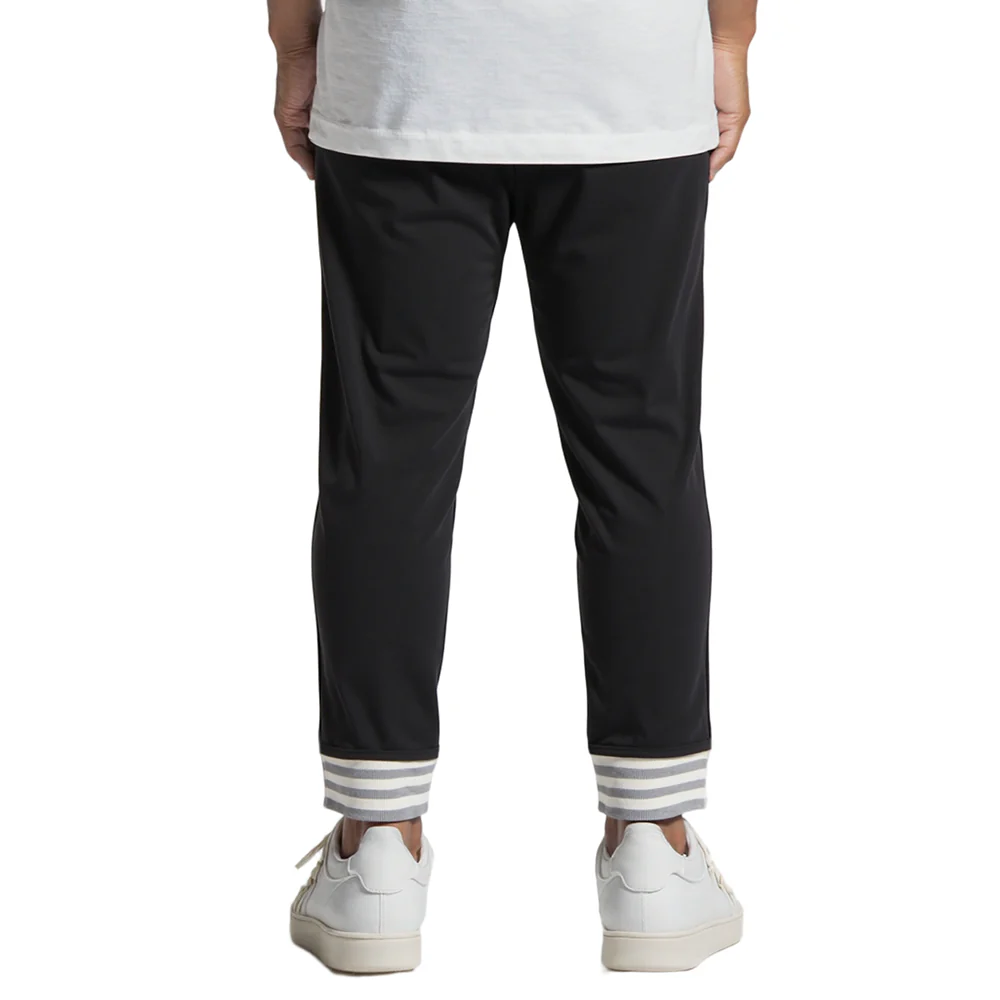 NFL LAS VEGAS RAIDERS RETRO CLASSIC BIG BOYS RIB FLC SWEATPANT (BLACK/GRAY) - Image 3