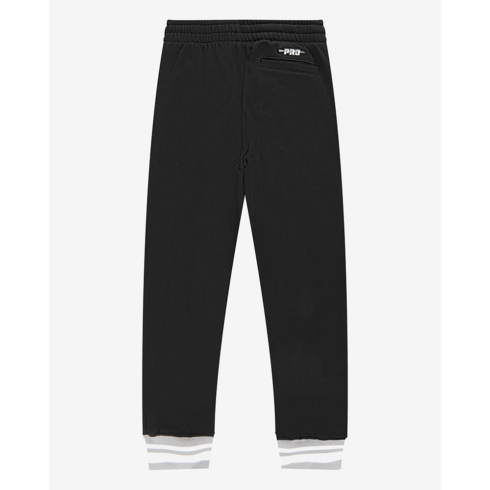 NFL LAS VEGAS RAIDERS RETRO CLASSIC BIG BOYS RIB FLC SWEATPANT (BLACK/GRAY) - Image 5
