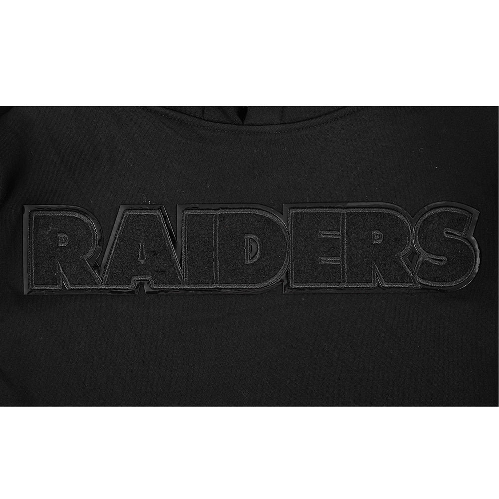 NFL LAS VEGAS RAIDERS CLASSIC 3BK BIG BOY'S FLEECE PO HOODIE (BLACK) - Image 5