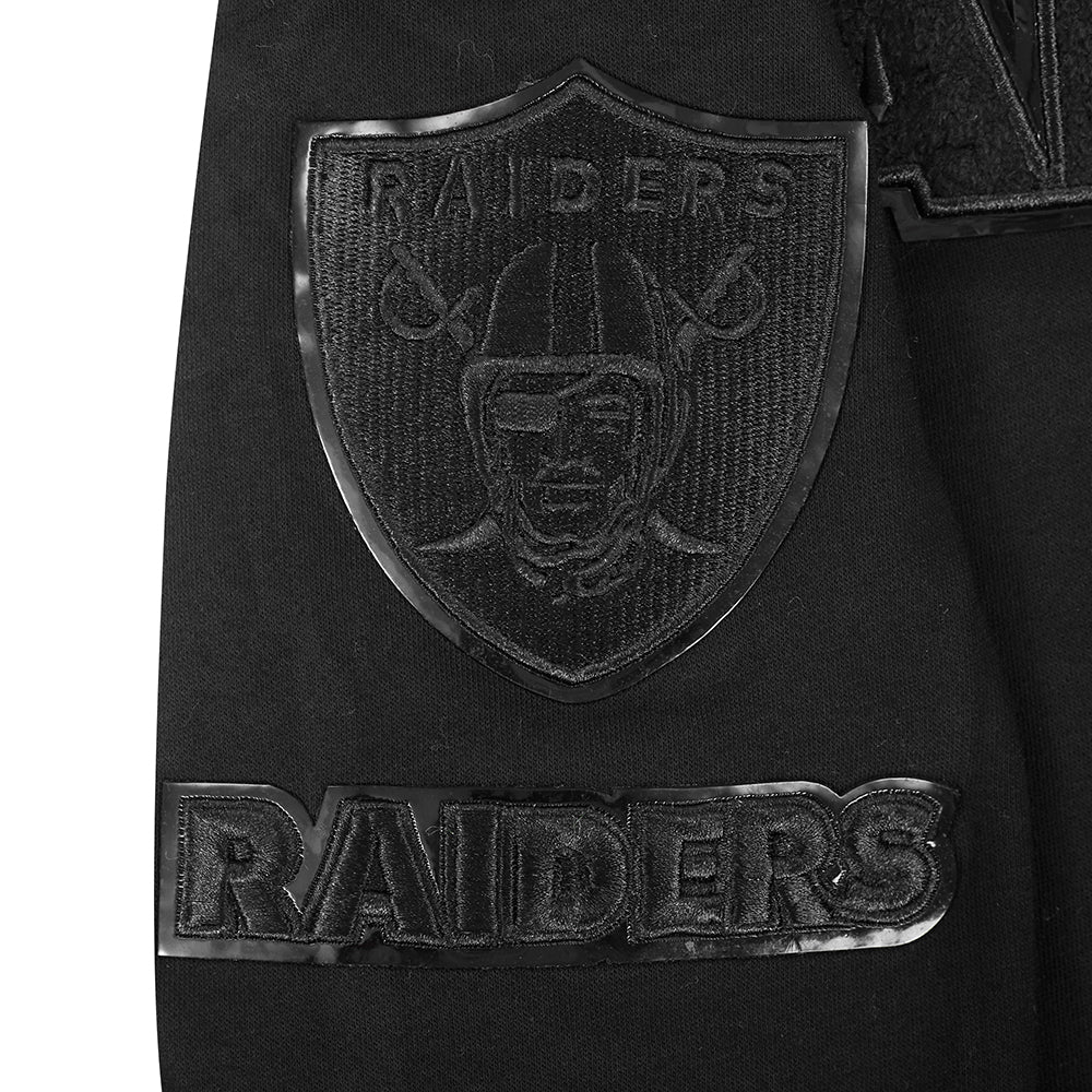 NFL LAS VEGAS RAIDERS CLASSIC 3BK BIG BOY'S FLEECE PO HOODIE (BLACK) - Image 6