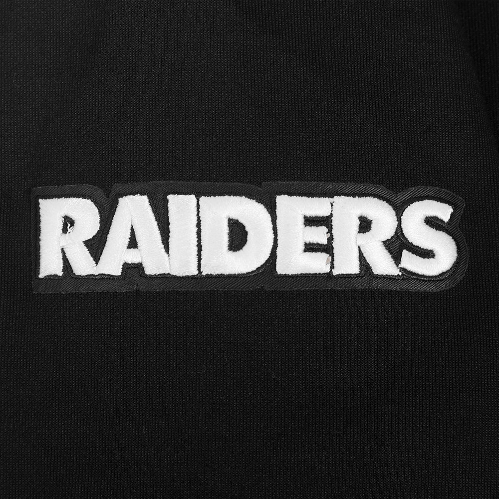 NFL LAS VEGAS RAIDERS GAME DAY CLASSICS WOMEN'S DK CROPPED PO HOODIE (BLACK) - Image 6