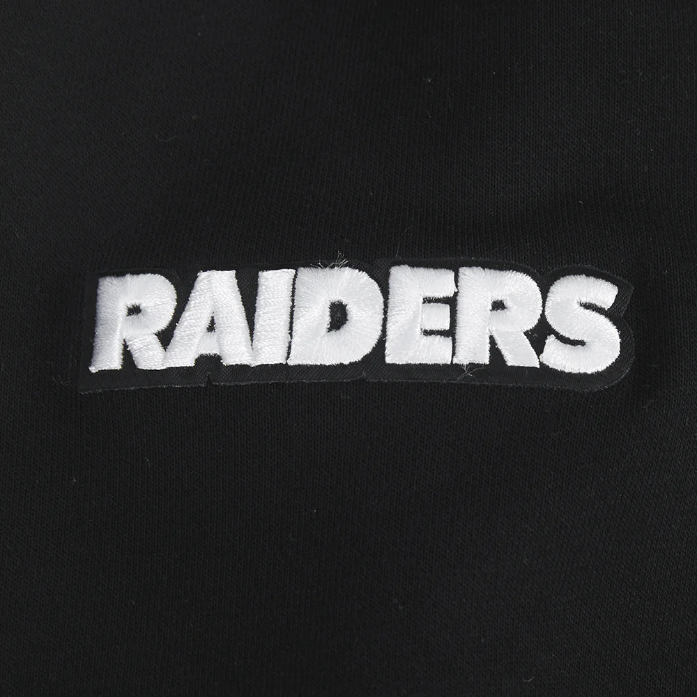 NFL LAS VEGAS RAIDERS PARADISE WOMEN'S CREWNECK SWEATSHIRT (BLACK) - Image 6