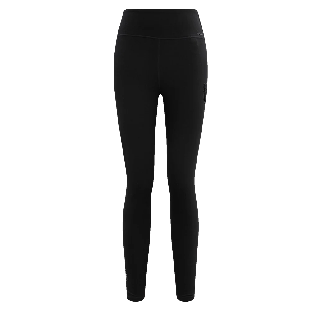 NFL LAS VEGAS RAIDERS TRIPLE BLACK WOMEN'S JERSEY LEGGING (TRIPLE BLACK WOMEN'S) - Image 2