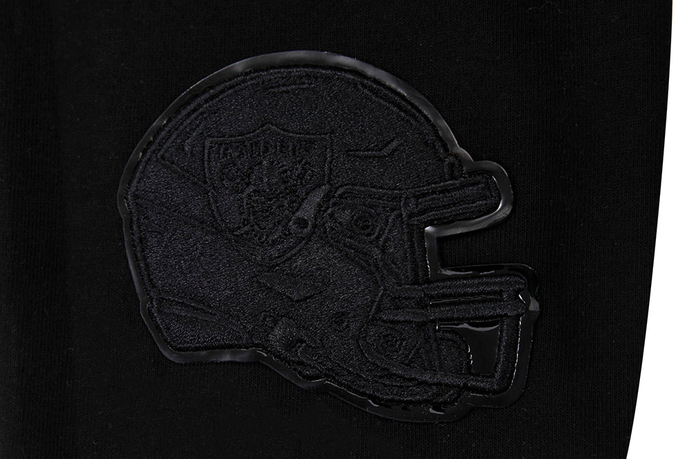 NFL LAS VEGAS RAIDERS TRIPLE BLACK WOMEN'S JERSEY LEGGING (TRIPLE BLACK WOMEN'S) - Image 6