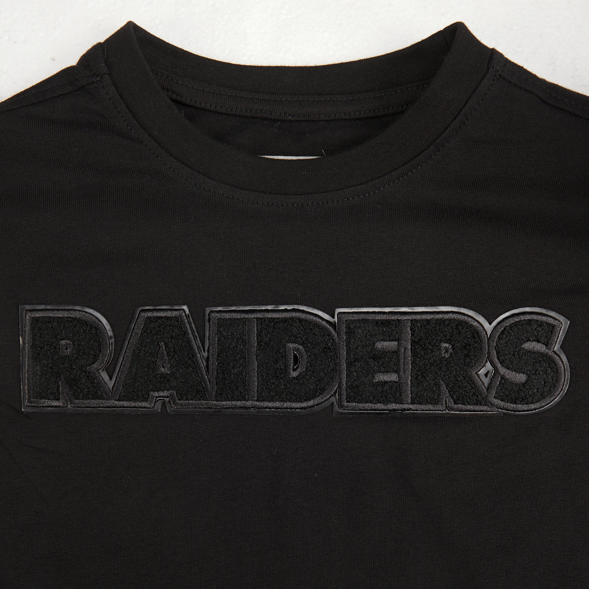 NFL LAS VEGAS RAIDERS TRIPLE BLACK LITTLE BOYS SHORT SLEEVE TEE (BLACK) - Image 5