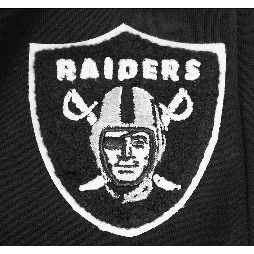 NFL LAS VEGAS RAIDERS CLASSIC LITTLE BOYS FLC SWEATPANT (BLACK) - Image 9