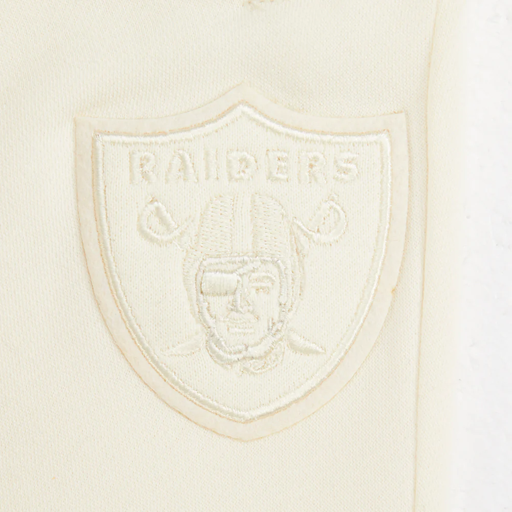NFL LAS VEGAS RAIDERS NEUTRAL LITTLE BOYS FLEECE SWEATPANT (EGGSHELL) - Image 7