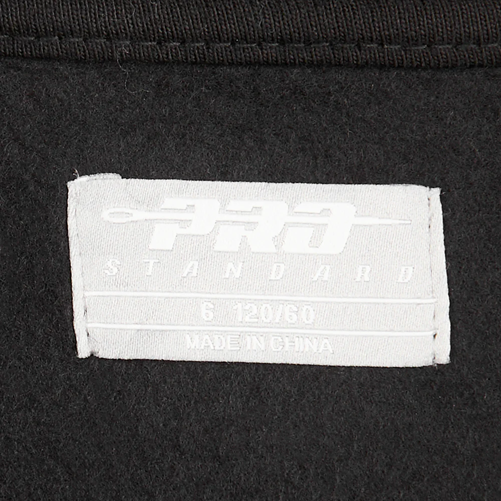 NFL LAS VEGAS RAIDERS RETRO CLASSIC LITTLE GIRLS  RIB FLEECE CREWNECK (BLACK/GRAY) - Image 7
