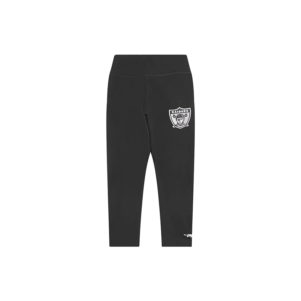 NFL LAS VEGAS RAIDERS RETRO CLASSIC LITTLE GIRLS LEGGING (BLACK) - Image 4